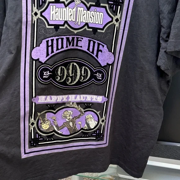 Disney Haunted Mansion Hitch Hiking Ghosts Tee Sz 1X - Picture 4 of 8